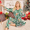 Striped Knit Pajama Set